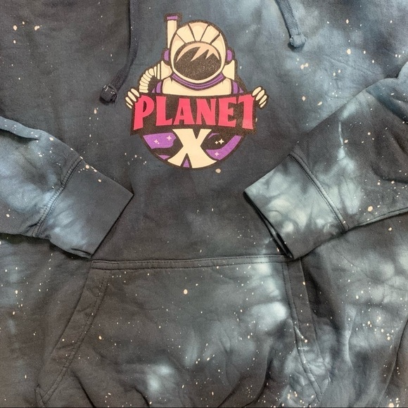 Kushing to the Limit Planer X Hoodie Size Large Astronaut Space Graphics - Picture 7 of 10
